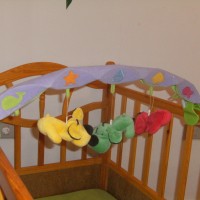 Arch for push chair or baby bed