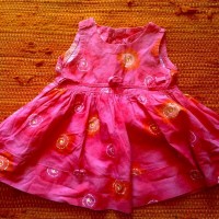Pink baby girl dress