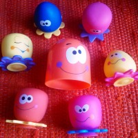 Toys for bath - Octopus family