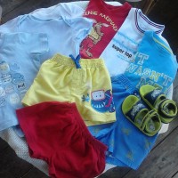 T-shirts shorts sandals for 1-2year child 80-92cm