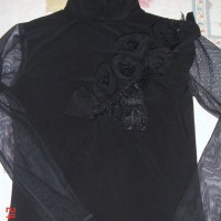Black blouse, new, size: S-M