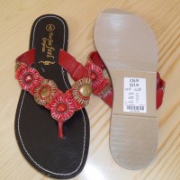New leather sandals