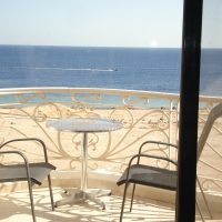 2 bedrooms flat for rent in Montazah with amazing sea @ swimming pool view, 
