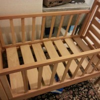 Used Wooden Baby Cot