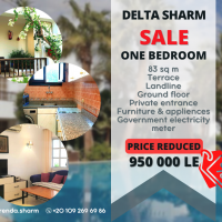 A fully furnished one bedroom apartment with a terrace and a private entrance in Delta Sharm